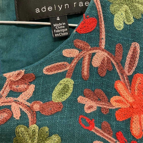 Anthropologie embroidered knee length dress - Picture 2 of 4